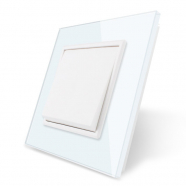 Mechanical Light Switch Single - White