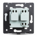 Socket Without Glass Panel - Gray